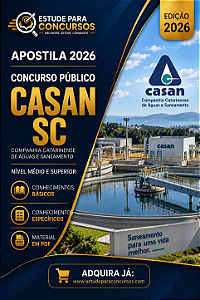 Apostila CASAN SC 2026 Técnico em Segurança do Trabalho