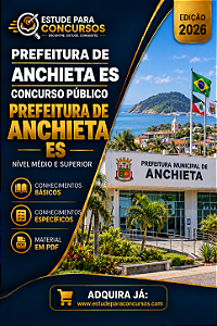 Apostila PREFEITURA DE ANCHIETA ES 2026 Professor Língua Portuguesa
