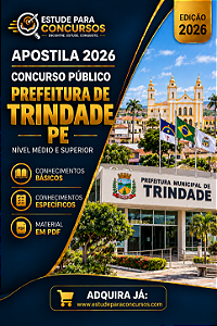 Apostila PREFEITURA DE TRINDADE PE 2026 Agente de Recursos Humanos