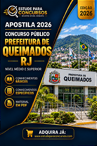 Apostila PREFEITURA DE QUEIMADOS RJ 2026 Técnico de Enfermagem 40 Horas