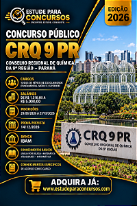 Apostila CRQ 9 PR 2026 Auxiliar Administrativo