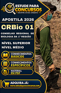 Apostila CRBio 01 2026 Técnico Agente Fiscal
