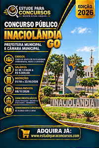 Apostila PREFEITURA DE INACIOLÂNDIA GO 2026 Auxiliar Administrativo
