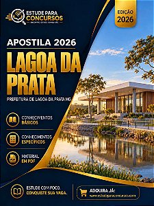 Apostila PREFEITURA DE LAGOA DA PRATA MG 2026 Técnico em Contabilidade