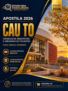 Apostila CAU TO 2026 Agente Fiscal