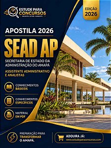 Apostila SEAD AP 2026 Analista Administrativo