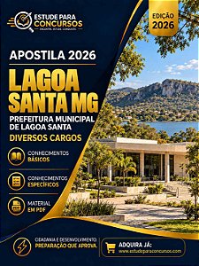 Apostila PREFEITURA DE LAGOA SANTA MG 2026 Fisioterapeuta