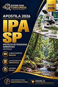 Apostila IPA SP 2026 Pesquisador Agroecologia