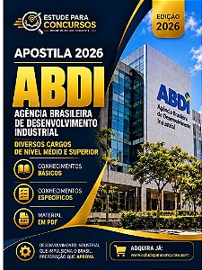 Apostila ABDI 2026 Comunicação e Marketing
