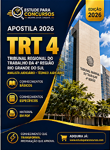 Apostila TRT 4 2026 Analista - Comunicação Social