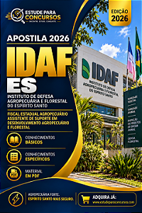Apostila IDAF ES 2026 Medicina Veterinária