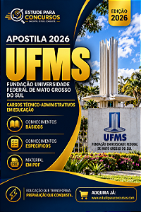 Apostila UFMS 2026 Psicologia