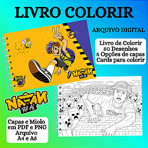 LIVRO COLORIR NATAN POR AÍ – Arquivo em PDF para Impressão