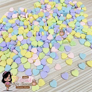 Confeitos de Coração em Biscuit (20 Gramas Pct)