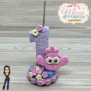 Vela da Galinha Em Biscuit