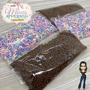 Granulados Fake em Biscuit (25 Gramas Pct)