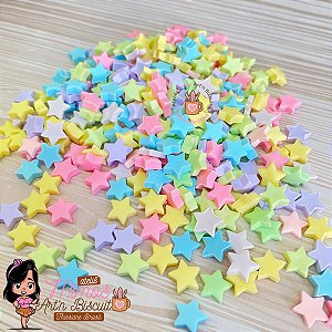 Confeitos de Estrela Candy Colors em Biscuit (20 Gramas Pct)