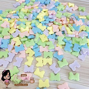 Confeitos de Laço Candy Colors em Biscuit (20 Gramas Pct)