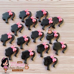 Aplique Barbie em Biscuit