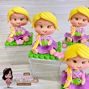 Lembrancinha Rapunzel em Biscuit