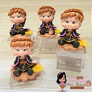Lembrancinha Anna Frozen em Biscuit
