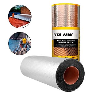 Fita Multiuso Asfáltica Auto adesiva 45cmx10m