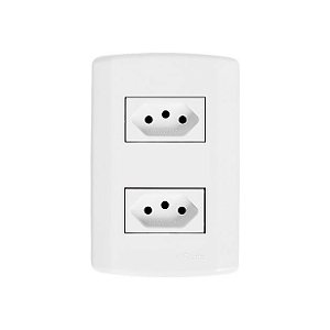 Modular - 2 Tomada 2P+T 20A Linha Modular Pluzie
