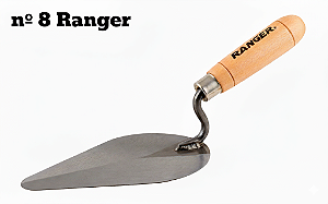 Colher Pedreiro Canto Redondo 8 Ranger