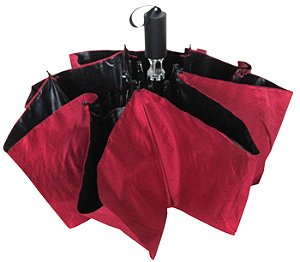 12 Unidades de Sombrinhas Mini Manuais Em Ferro Lisas Com U.V internos Ref. 1021 LS