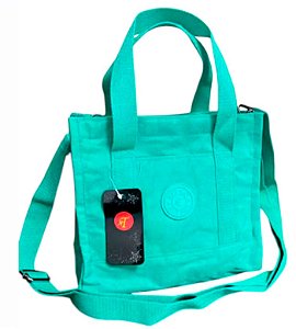 Pacote de 06 Bolsas Femininas Transversais Médias Em Nylon Tactel Resinado Ref. 7784