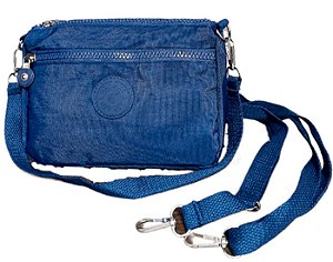 Pacote de 06 Bolsas Femininas Transversais Pequenas Em Nylon Tactel Resinado Ref. 7947