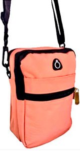 Bolsa Unissex Transversal Em Nylon Poliéster Resinado Coloridas Ref. 6764