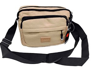 Bolsa Feminina Tiracolo Em Nylon Algodão Resinado Colorida Ref. 7601