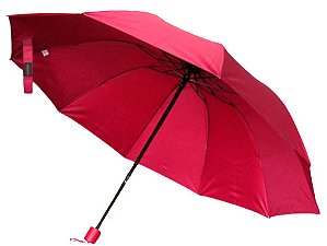 12 Unidades de Sombrinhas Mini Manuais Contra Vento Lisas Tamanho Casarão Ref 3053