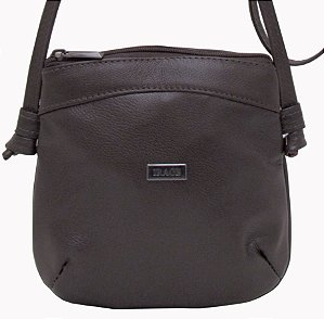 Bolsa Feminina Pequena Transversal Com em Couro 100% Legítimo Ref. 522