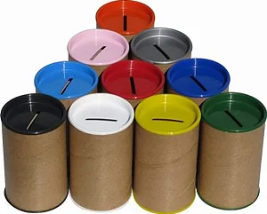 50 Cofrinho de  Papelão 10 x 6