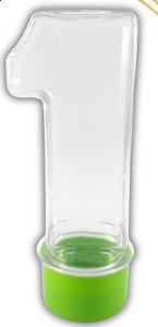 20 unidades Tubetes Números  1,2,3 cristal 42 ml com tampa