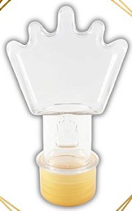 20 unidades Tubete coroa cristal 50 ml com tampa