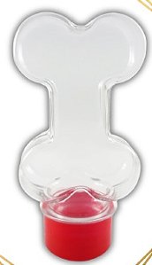 20 unidades Tubete Osso cristal 56 ml com tampa