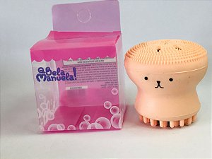 Esponja Para Limpeza Facial Colorido " BEGE"- Polvinho