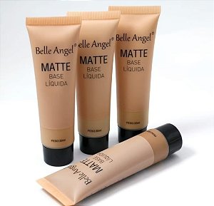 BASE LIQUIDA MATTE (6 CORES) -BELLE ANGEL -COR 06