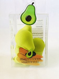 KIT COM 5 MINI ESPONJAS FRUTINHAS ABACATE