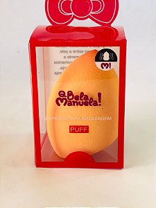 ESPONJA CHANFRADA DE MAQUIAGEM EC-02 LARANJINHA