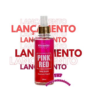 Body Splash Pink Red 200ml - Rhenuks Cosméticos