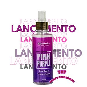 Body Splash Pink Purple 200ml - Rhenuks Cosméticos