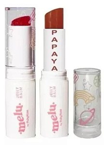 Jelly Balm Labial ¨ Papaya¨ Melu By Ruby Rose Hidratante Cores Sabores