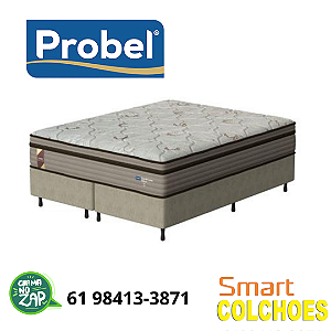 CONJUNTO BOX GUARDA COSTA VALÊNCIA KING SIZE (1,93 X 2,03) PROBEL
