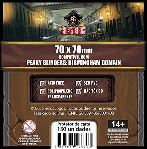 Sleeve Customizado (70 x 70) 150 Unidades