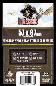 Sleeve Customizado para Wingspan / Wyrmspan / Tribes of the Wind (57 x 87)