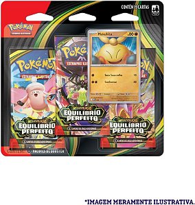 Blister Triplo Pokémon Makuhita ME03 Equilíbrio Perfeito